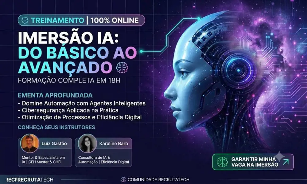 Banner do evento Treinamento: Descomplicando a Inteligência Artificial no Seu Dia a Dia